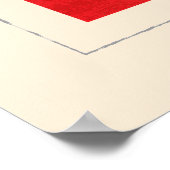 Poster Signal lettre nautique "E" (Coin)