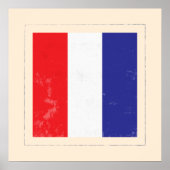 Poster Signal lettre nautique "T" (Devant)