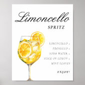 Poster Signal Limoncello Spritz Signature Boisson (Devant)