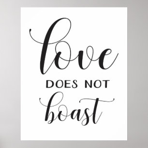 Poster Signal mariage - 1 Corinthiens 13 - Signal Aisle