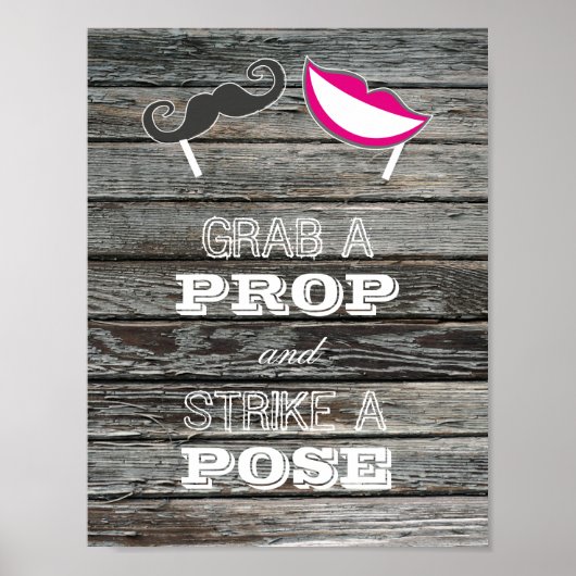 Poster Signal mariage - Attrapez une prothèse et posez un (Devant)