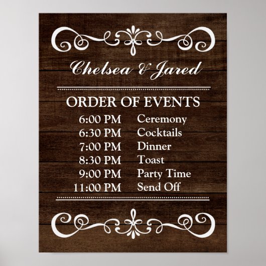 Poster Signal mariage - Calendrier Mariage Sig Mariage ru (Devant)