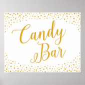 Poster Signal mariage - Candy Bar Confetti Panneau Mariag (Devant)