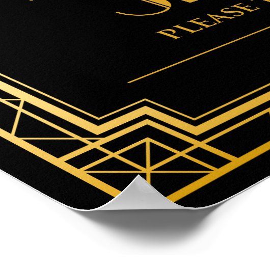 Poster Signal mariage - Chaussures de danse Gatsby Mariag (Coin)