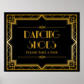 Poster Signal mariage - Chaussures de danse Gatsby Mariag (Devant)