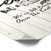 Poster Signal mariage Choisir Un Siège Pas Un Côté Bois S (Coin)