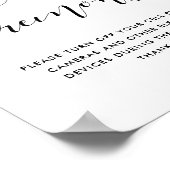 Poster Signal mariage de cérémonie débranché (Coin)