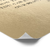 Poster Signal Mariage de cérémonie débranché du script de (Coin)