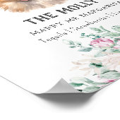 Poster Signal Mariage de chien de Poméranie (Coin)