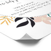 Poster Signal Mariage de la panier pour dames Tropical (Coin)