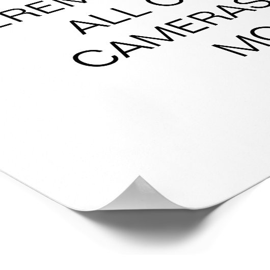 Poster Signal Mariage de script élégant de cérémonie débr (Coin)