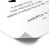 Poster Signal Mariage d'envoi de jeton pétale de script r (Coin)