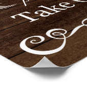 Poster Signal mariage - Favoriser le signe Mariage rustiq (Coin)