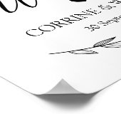 Poster Signal mariage - Mariage Bienvenue Laurel Mariage  (Coin)