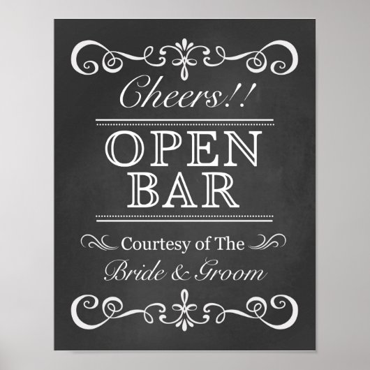 Poster Signal mariage - Panneau de signalisation Mariage (Devant)