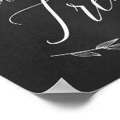 Poster Signal mariage - Prenez Un Panneau De Panneau De C (Coin)