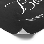 Poster Signal mariage - Signer Notre Livre D'Invité Panne (Coin)