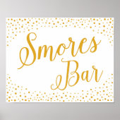 Poster Signal mariage - Smores Bar Confetti Signal Mariag (Devant)