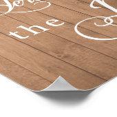 Poster Signal mariage - Voici la Mariée (Coin)