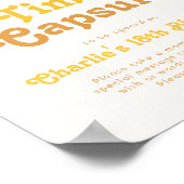 Poster Signal numérique Sun Time Capsule (Coin)