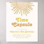 Poster Signal numérique Sun Time Capsule (Devant)