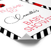 Poster Signal personnalisé de la partie Ladybug (Coin)