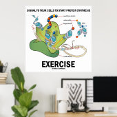 Poster Signal Pour Démarrer L'Exercice De Synthèse De Pro (Bureau à domicile)
