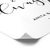 Poster Signal pour toujours et toujours mariage (Coin)