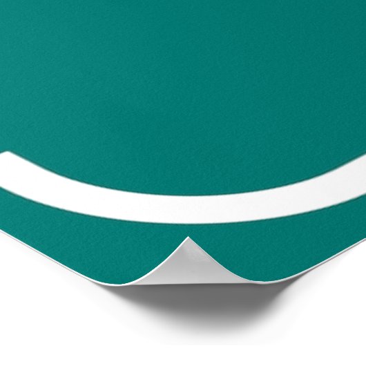 Poster Signal routier de contrôle de freinage avec affich (Coin)