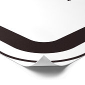 Poster Signal routier Stop Line (Coin)
