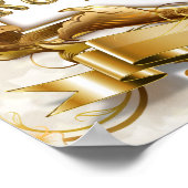 Poster Signalisation Royal Sweets-White et Gold Party (Coin)