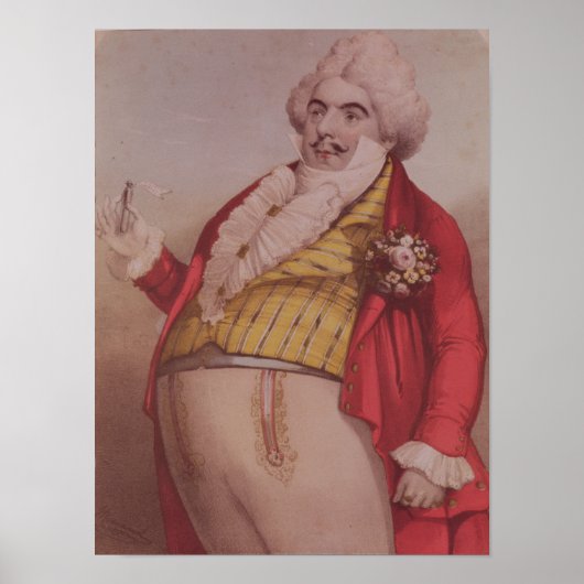 Poster Signateur Lablache comme Dr Dulcamara (Devant)