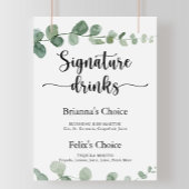 Poster Signature Boissons Green Delight Eucalyptus Signal
