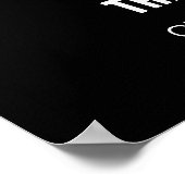 Poster Signature Boissons Mariage signe arrière - plan no (Coin)