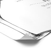 Poster Signature Boissons Ses Hers Bride Groom Cocktail B (Coin)