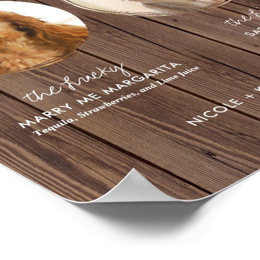 Poster Signature de chien imprimable Boissons Signal de M (Coin)