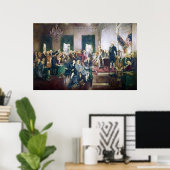 Poster Signature de la Constitution par Howard C. Christy (Bureau à domicile)