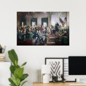 Poster Signature de la Constitution par Howard C. Christy (Bureau à domicile)