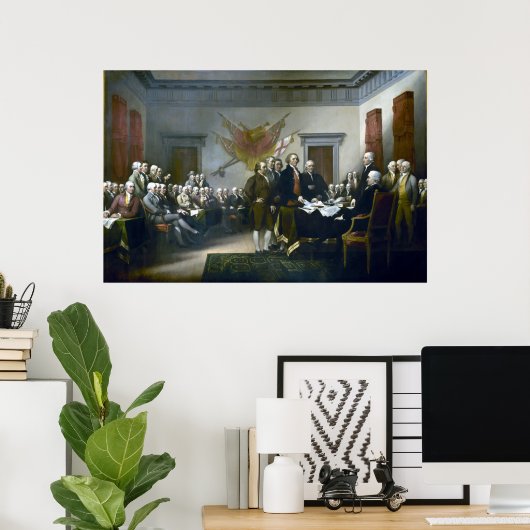 Poster Signature De La Déclaration D'Indépendance (Bureau à domicile)