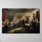 Poster Signature de la Déclaration d'indépendance (Devant)