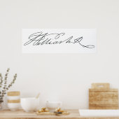 Poster Signature de William IV, 1831 (Cuisine)