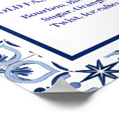 Poster Signature Drinks Mediterranean Wedding Reception (Coin)