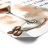 Poster Signature Drinks Signs | Espresso Martini (Coin)