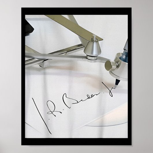 Poster Signature drôle d'Autopen de Biden (Devant)