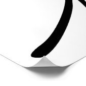 Poster Signature du génie de l'électricité Nikola Tesla (Coin)