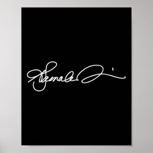 Poster Signature Harris 47 pour la campagne présidentiell