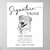 Poster Signature Mariage de chien australien (Devant)