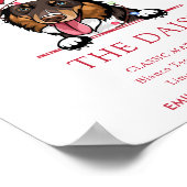 Poster Signature Mariage de chien de Roough Collie Signet (Coin)