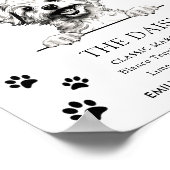 Poster Signature Mariage de chien Pomapoo Boire Signal (Coin)