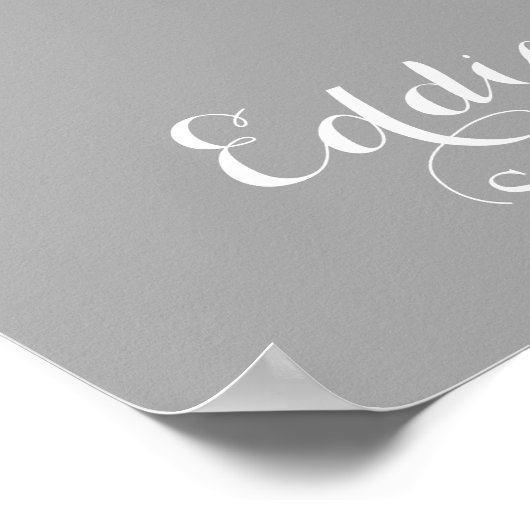 Poster signature mariage guest book tree bird marine (Coin)